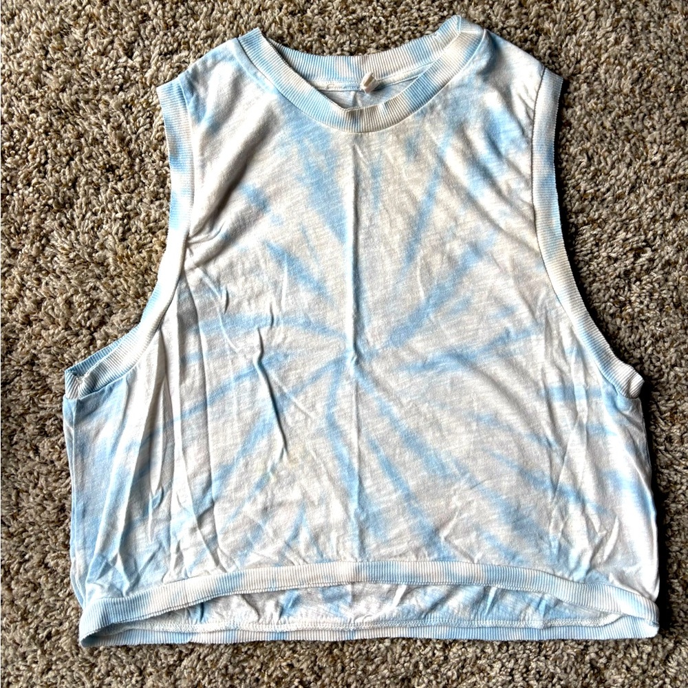 FP Movement tie dye workout crop top